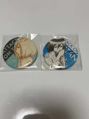 진격의 거인 미카사 캔뱃지 원화 witstudio