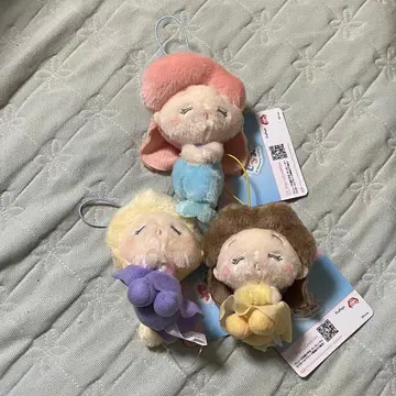 디즈니 프린세스 잠옷 마스코트 3개 세트