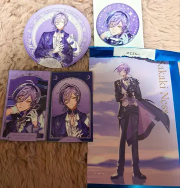 니지산지 IMPACT 캔뱃지 VOLTACTION 3SKM 사카키 네스