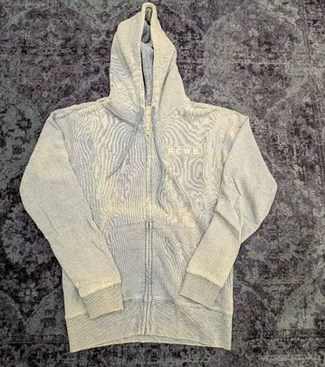 RODEO CROWNS 그레이 M 풀 집업 후드티 스웨트 팬츠