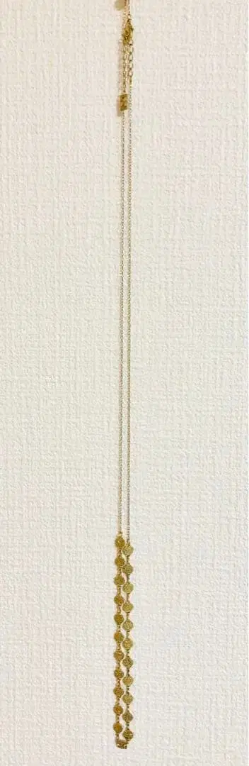 아름다운 골드 물결 디자인 롱 목걸이