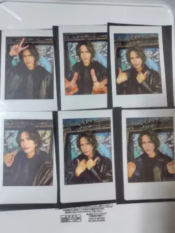 ViViD RYOGA 폴라로이드 6장 세트 (겹치는 사진 없음) 2-8