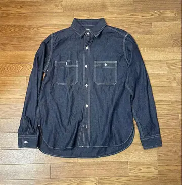 HOUSTON 다크 데님 긴팔 셔츠 L