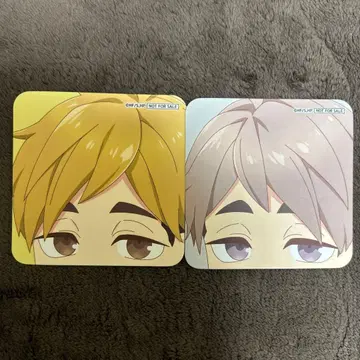 하이큐 스마일 베이스 카페 콜라보 카페 코스터