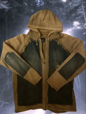 BEAMS 빈티지 데미지 후드티