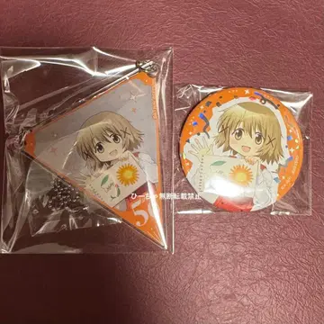 [새상품급] 샤프트 50주년 기념 이벤트 키 비주얼 캔뱃지 유노