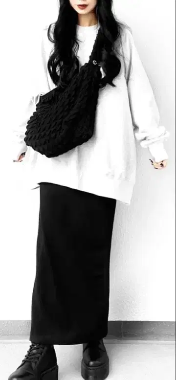 지나시스 서스티나블 빈티지 우라케 BIG 풀오버