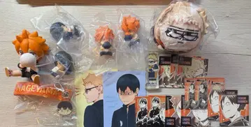 하이큐 지로리 희로애락 스퀘어 스티커 히나타 카게야마 츠키시마 야마구치