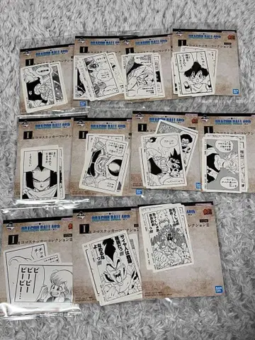 제일복권 드래곤볼 그 두 번째 I상 장면 스티커 11종