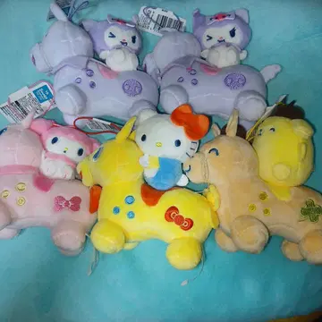 RODY x 산리오 캐릭터 봉제 인형 5개 세트