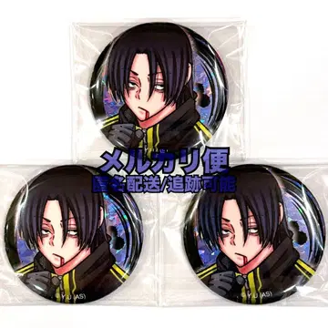 도겐안키 인남유 만화전 트레이딩 홀로그램 캔뱃지 3점 원작