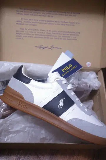 Polo RL Heritage Aera 스웨이드 패널 스니커즈