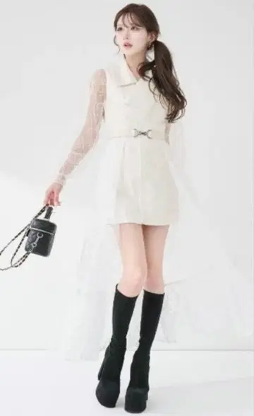 다리치 스팽글 시어 2Way 원피스 Darich