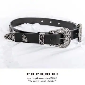 rurumu 더블 버클 벨트