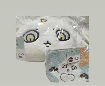 치이카와 에니마이 복권 D상 그 아이 쿠션 파우치 2종 세트