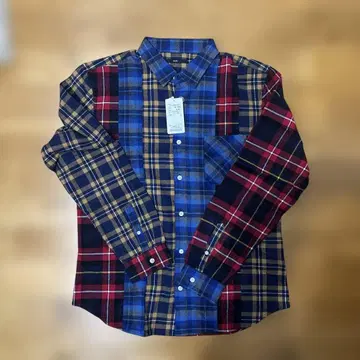 SHIPS 멀티 컬러 체크 무늬 버튼 다운 셔츠