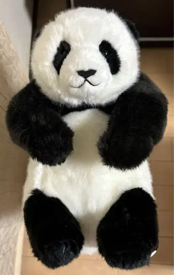 [택 포함 새상품] 우에노 동물원 팬더 레이레이 안고 봉제 인형