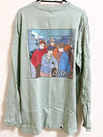 DISH// 디쉬 긴팔T셔츠 민트 그린 롱t