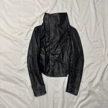 00s vintage 기믹 가죽 자켓 archive 모드