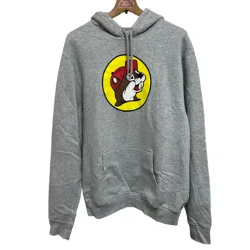 Buc-ee's 그레이 후드 부착 후드티