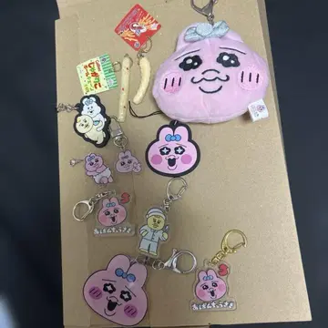 빤쮸토끼 아크릴 키링 9개 세트와 그 외 2점