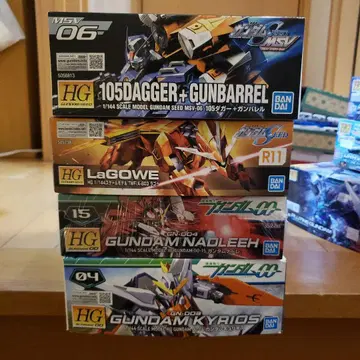 HG 건담 프라모델 4종 묶음 판매