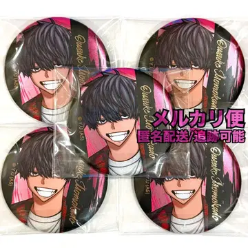 도원암귀 모모츠노 사쿠스케 만화전 트레이딩 메탈릭 캔뱃지 5점 원작