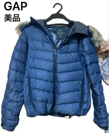 [새상품급] GAP 아웃도어 캐주얼 다운 자켓 후드 퍼 포함 y2k
