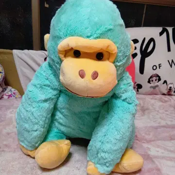 우호호 고릴라의 고리군 이로이로 울트라 BIG 봉제 인형 그린