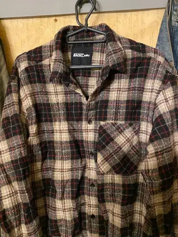 backlash 울 셔츠 베이지