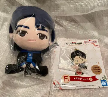 미세스 제일복권 와카이 히로토 봉제 인형 메탈 참