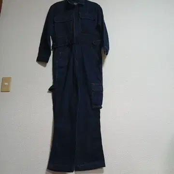 U-NOS 다크 블루 집업 오버롤 S 사이즈