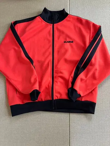 [반반자이 기시 착용] XLARGE 오렌지 트랙 자켓