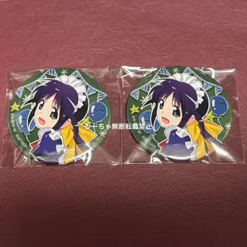 [새상품급] 샤프트 50주년 기념 이벤트 키 비주얼 캔뱃지 마호로