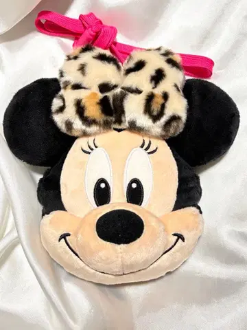 디즈니 리조트 미니 숄더백 레오파드 무늬 미니백