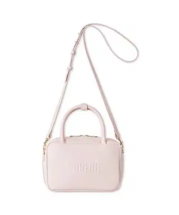 FURFUR 전개 스퀘어 보스턴 백 핑크