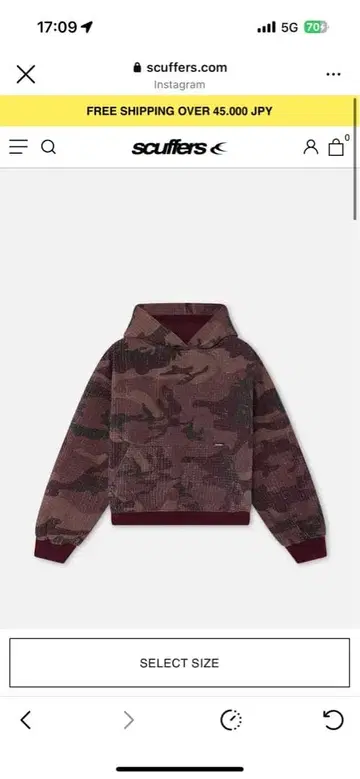 니트 씨 착용 scuffers 후드티