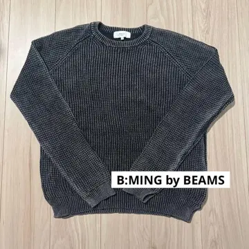 B:MING by BEAMS 다크 그레이 스웨터 M