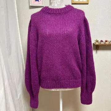 컨디션 최상 sessun 세쑨 알파카 모헤어 스웨터 보송보송