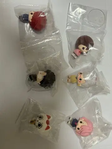 한다한다 초코링 마스코트 전 6종 풀컴프