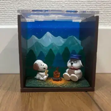 스누피 시너리 박스 SNOOPY ~여행 도중에~ 미니어처 피규어