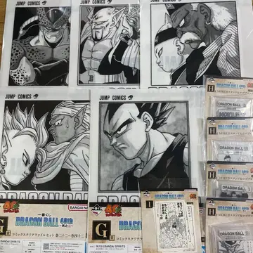 제일복권 드래곤볼 40주년 G상 클리어 파일 5종 세트