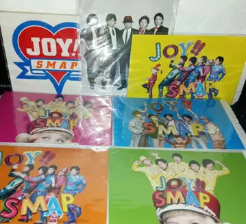 SMAP JOY 한정판 로고 스티커 & 엽서 세트 1