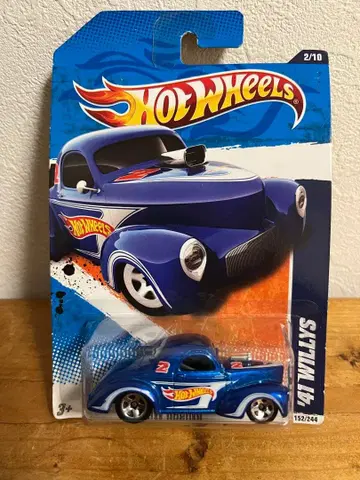 핫휠 윌리스 미니카 파랑