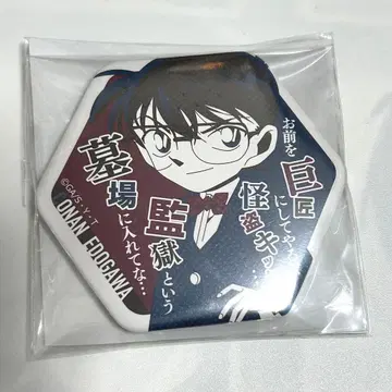 에도가와 코난 명탐정 코난 육각형 캔뱃지