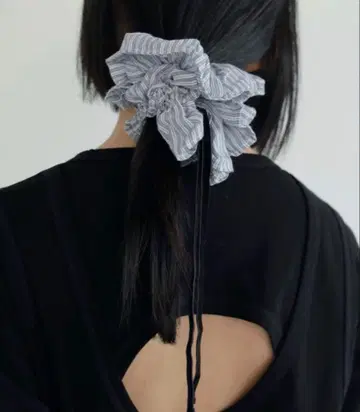 안느크 슈시 벨루어 리본 슈슈