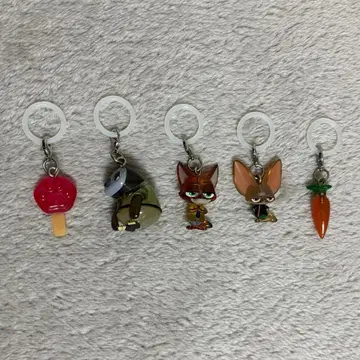 주토피아 메지루시 액세서리 세미 컴프 5종 세트 닉