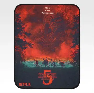 스트레인저 싱스 5 플리스 담요