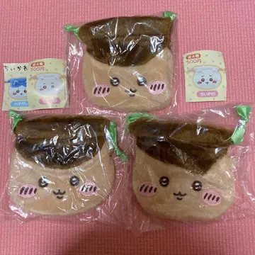 새상품 미개봉 치이카와 (먼작귀) 얼굴 복조리 가챠가챠 밤만쥬 3종 세트