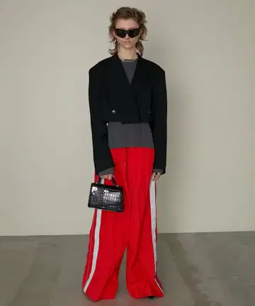 prank project 프랭크 프로젝트 사이드라인 와이드 팬츠